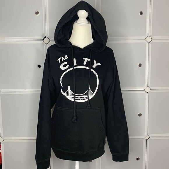 Golden State Warriors The City Pullover Hoodie Black Size XS Unisex - Picture 1 of 7